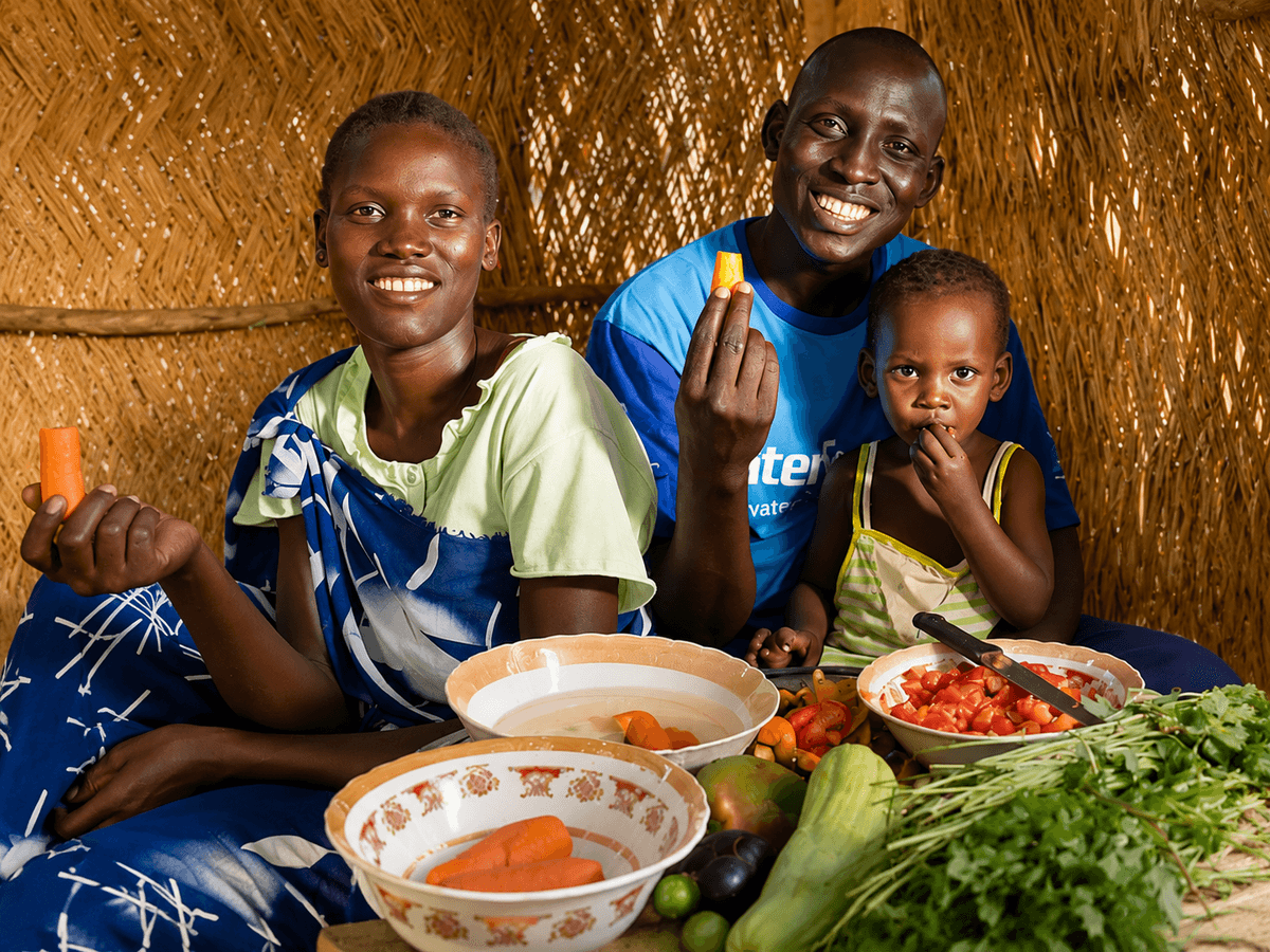 South Sudanese family supported by NilePay